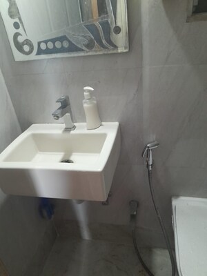 Bathroom in 1 BHK Apartment at Vihang Valley Rio, Kasarvadavali – for Rent