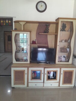 Living Room in 1 BHK Apartment at Vihang Valley Rio, Kasarvadavali – for Rent