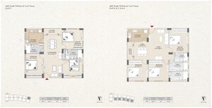 Floor Plan in 3 BHK Apartment at Dagapur – for Sale