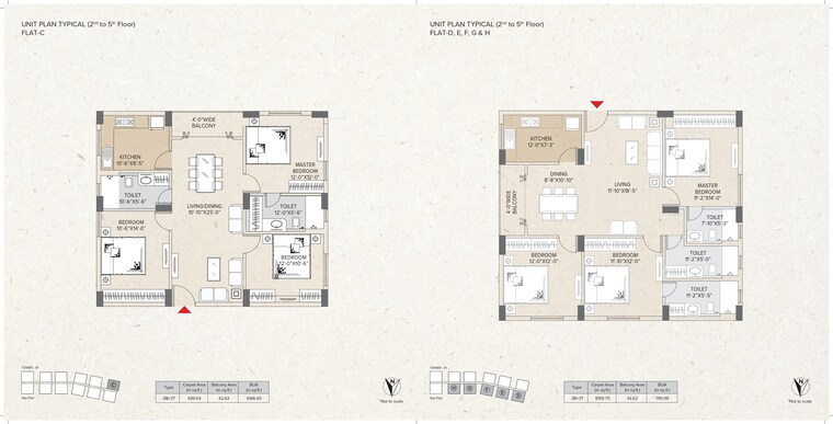 Floor Plan, dagapur 3 Bedroom 1303 Sq.Ft. Apartment In Dagapur Siliguri 9428801