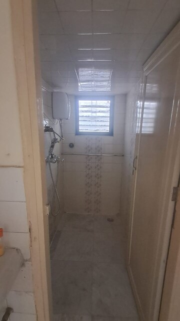 Bathroom in 2 BHK Apartment at Land View CHS, Vashi Sector 14 – for Rent