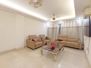 Living Room in 3 BHK Builder Floor at Greater Kailash I – for Rent