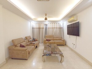 Living Room in 3 BHK Builder Floor at Greater Kailash I – for Rent