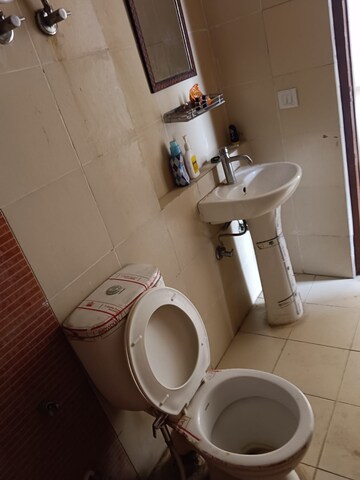Bathroom in 2 BHK Apartment at Mahagun Mywoods, Sector 16c Greater Noida – for Rent