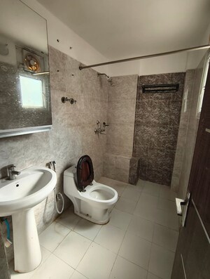 Bathroom in 3 BHK Apartment at Nirala Aspire, Sector 16 Greater Noida – for Rent