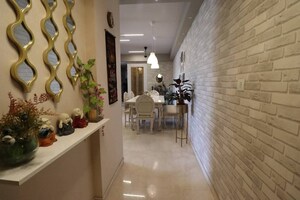 Living Room in 3 BHK Apartment at Lodha Sterling, Kolshet Road – for Rent