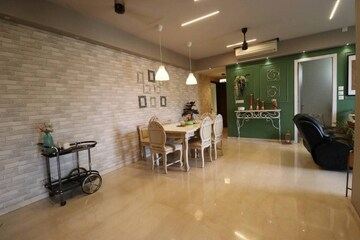 Living Room in 3 BHK Apartment at Lodha Sterling, Kolshet Road – for Rent