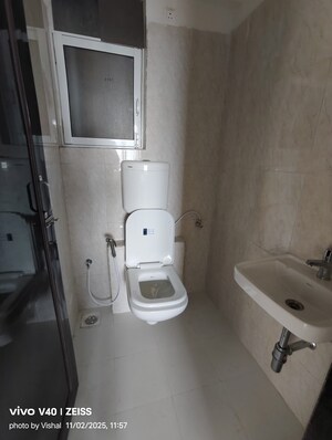 Bathroom in 1 BHK Apartment at Puranik Tokyo Bliss 2, Kasarvadavali – for Rent