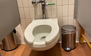 Bathroom in  Office Space at Sunteck Crest, Andheri East – for Rent