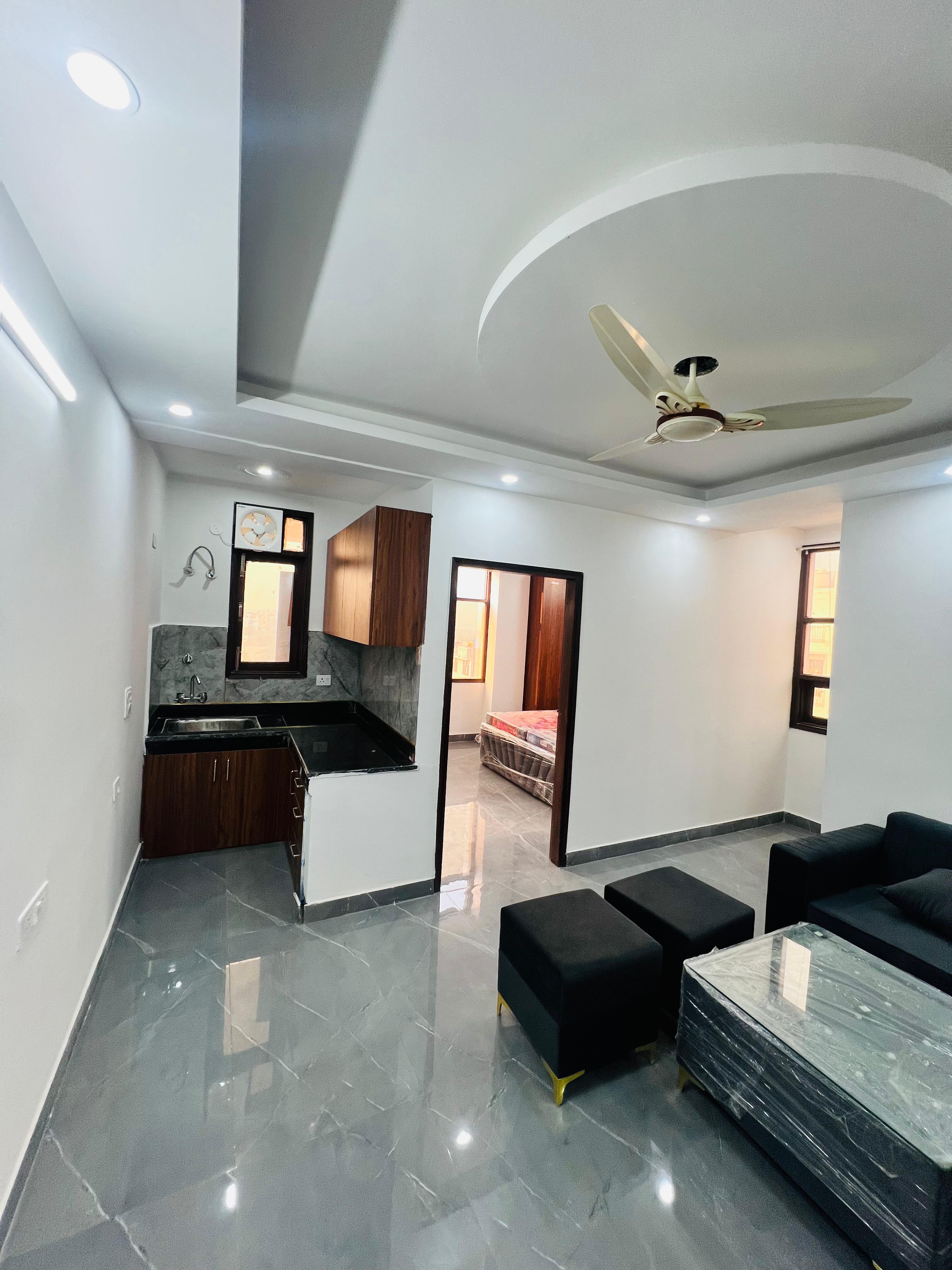 1 BHK + Pooja Room Builder Floor For Rent in Saket