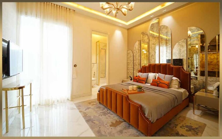 Bedroom, smart-world-orchard 3 Bedroom 1683 Sq.Ft. Builder Floor In Sector 61 Gurgaon 9429077