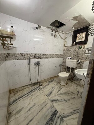 Bathroom in 2 BHK Builder Floor at Greater Kailash ii – for Rent