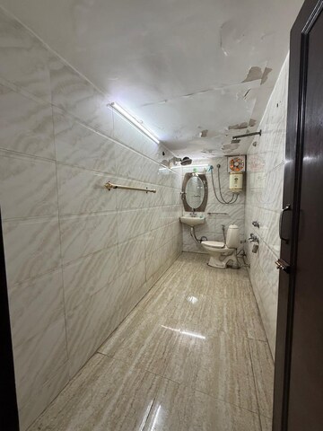 Bathroom in 2 BHK Builder Floor at Greater Kailash ii – for Rent