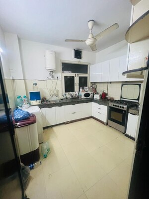 Kitchen in 3 BHK Builder Floor at Panchsheel Park – for Rent