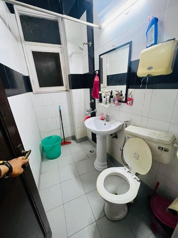 Bathroom in 3 BHK Builder Floor at Panchsheel Park – for Rent