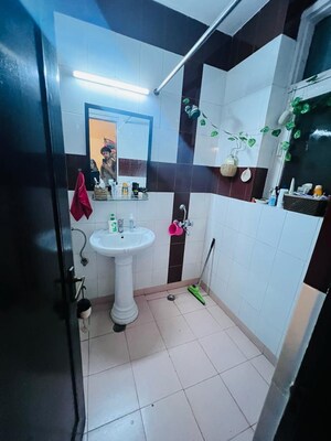 Bathroom in 3 BHK Builder Floor at Panchsheel Park – for Rent