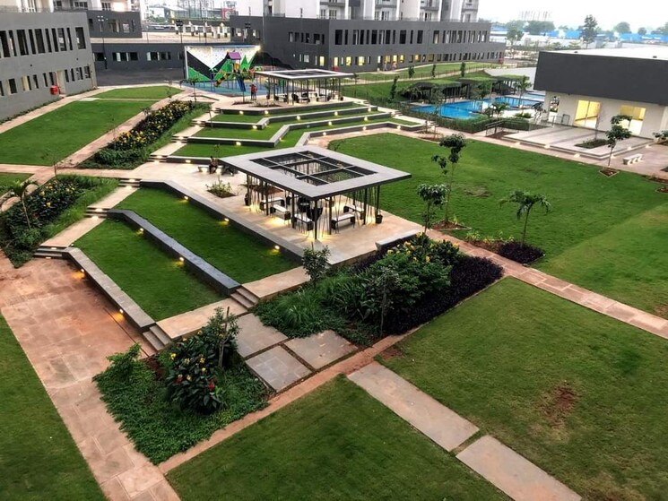 Garden, godrej-infinity 2 Bedroom 866 Sq.Ft. Apartment In Keshav Nagar Pune 9429134