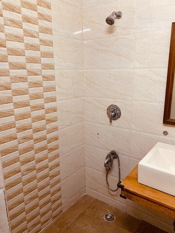 Bathroom in 3 BHK Builder Floor at Alaknanda – for Rent