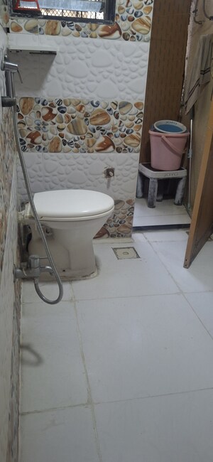 Bathroom in 1 BHK Apartment at Krishna Heights Ghansoli, Ghansoli – for Sale