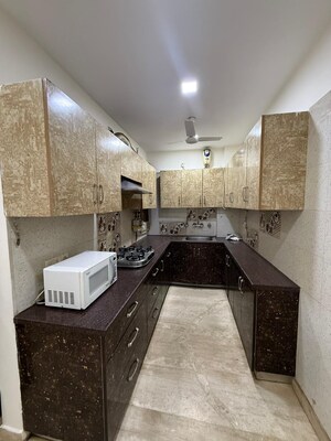 Kitchen in 2 BHK Builder Floor at Lajpat Nagar I – for Rent