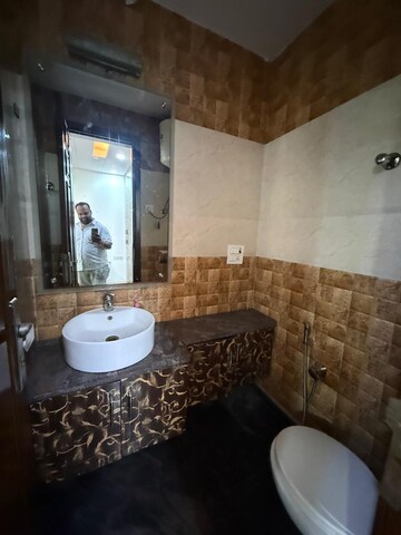 Bathroom in 2 BHK Builder Floor at Lajpat Nagar I – for Rent