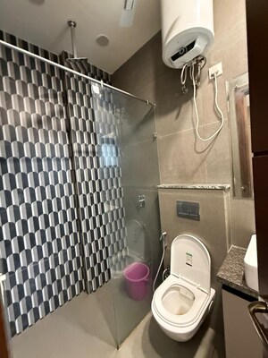 Bathroom in 2 BHK Builder Floor at Lajpat Nagar – for Rent