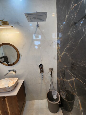 Bathroom in 3 BHK Builder Floor at Panchsheel Park – for Rent