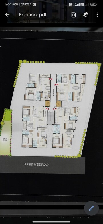 Master Plan in 3 BHK Apartment at Alkapoor – for Sale