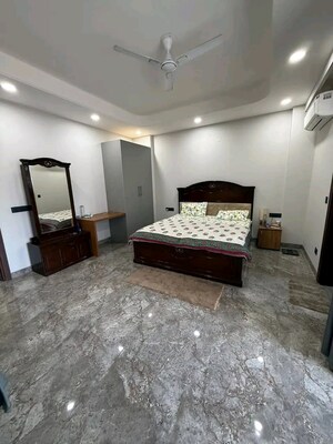 Living Room in 1 BHK Builder Floor at Chattarpur – for Rent