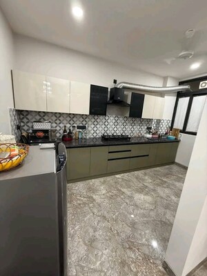 Kitchen in 1 BHK Builder Floor at Chattarpur – for Rent