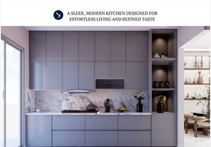 Kitchen in 3 BHK Apartment at Dhakoli – for Sale