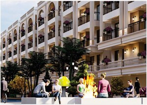 3 BHK Apartment – Exterior View View at Dhakoli - for Sale