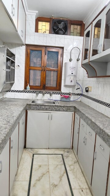 Kitchen in 2 BHK Builder Floor at Vasant Kunj – for Rent