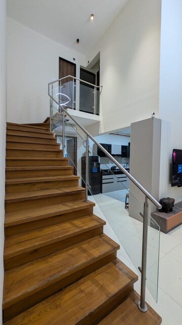 Staircase in 3 BHK Apartment at Mantra Mesmer, Keshav Nagar – for Sale