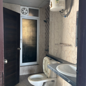 Bathroom in 3 BHK Apartment at Mahagun Mirabella, Sector 79 – for Rent