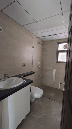 Bathroom in 3 BHK Apartment at Sobha Palm Courts, Kogilu – for Rent