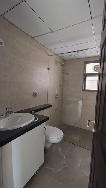 Bathroom in 3 BHK Apartment at Sobha Palm Courts, Kogilu – for Rent