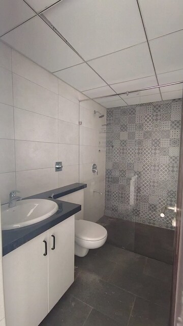 Bathroom in 3 BHK Apartment at Sobha Palm Courts, Kogilu – for Rent