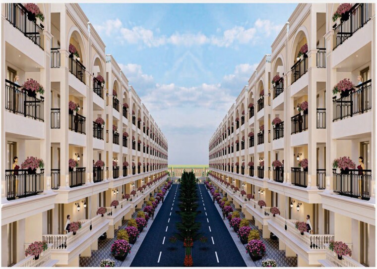 Exterior View, dhakoli 3 Bedroom 2700 Sq.Ft. Apartment In Dhakoli Zirakpur 9429993