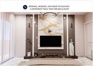 Living Room in 3 BHK Apartment at Dhakoli – for Sale