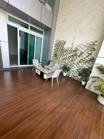 Balcony in 3 BHK Apartment at Enpar Lotus 101 Worli Residences, Lower Parel – for Rent