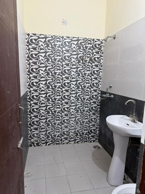 Bathroom in 2 BHK Builder Floor at Shri Devaji Residency, Dhakoli – for Sale