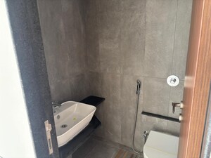 Bathroom in 3 BHK Apartment at VJ Yashwin Nuovo Centro, Wakad – for Rent
