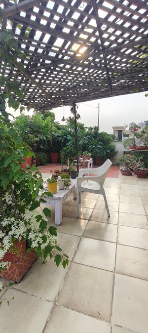 Terrace in 4 BHK Builder Floor at Safdarjung Enclave – for Sale