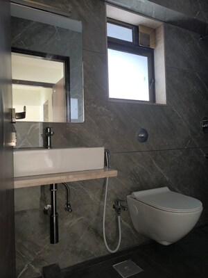 Bathroom in 2 BHK Apartment at Prabhadevi – for Rent