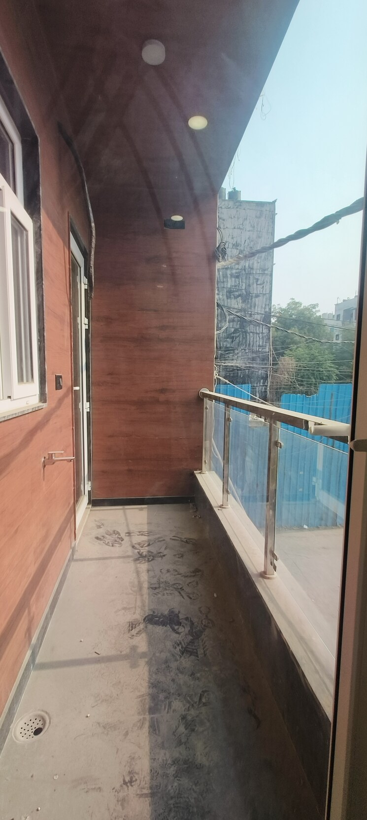 Balcony, rohini sector 24 3 Bedroom 78 Sq.Mt. Builder Floor In Rohini Sector 24 Delhi 9430747