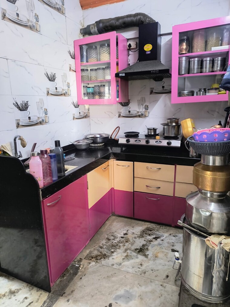 Kitchen, pooja nagar 2 Bedroom 590 Sq.Ft. Builder Floor In Pooja Nagar Thane 9430620