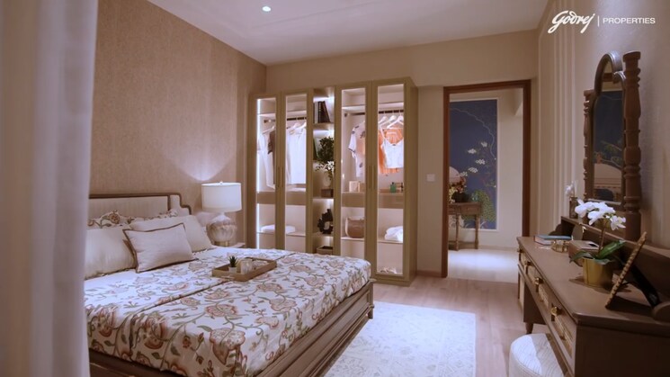Bedroom, godrej-majesty 3 Bedroom 1900 Sq.Ft. Apartment In Sector 12 Greater Noida Greater Noida 9430922