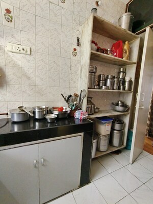 Kitchen in 2 BHK Apartment at Ganesh CHS Kalwa, Kalwa – for Rent