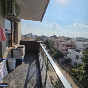 Balcony in 3.5 BHK Builder Floor at Sector 23 – for Rent